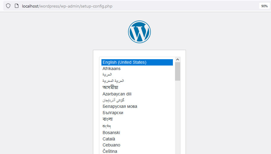 instalacion wordpress en tu localhost paso 1