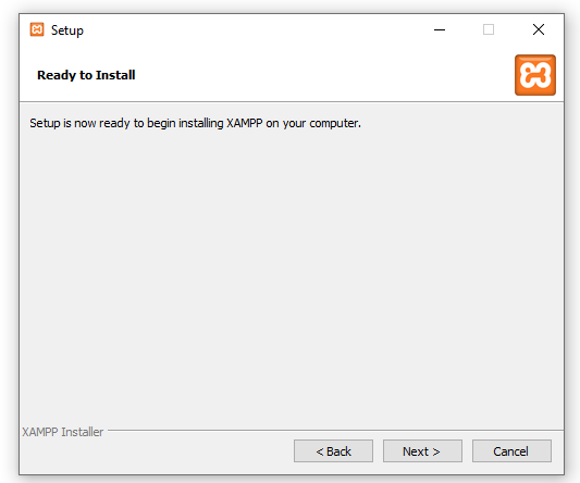 xampp listo para instalar